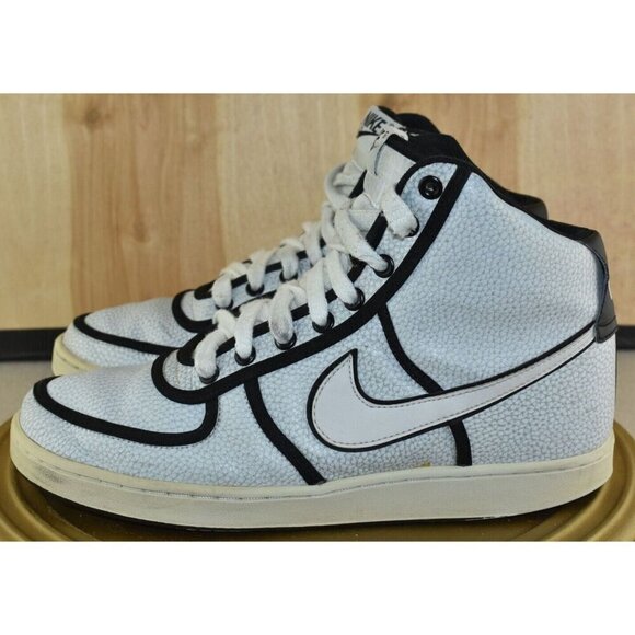 Nike Vandal High Men's Shoes Size 9 White/Black Basketball Sneakers 621187-100 - Picture 3 of 14